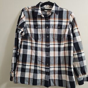DuluDuluth Trading Co. Women’s Flannel Shirt Small Plaid 100% Cotton Button Down